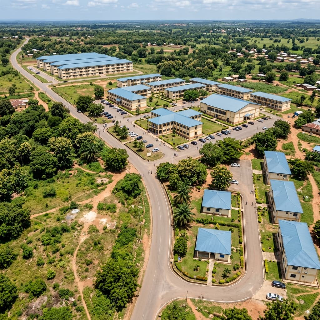 An EAMAR GROUP LTD site with 14 structures under construction at the same time